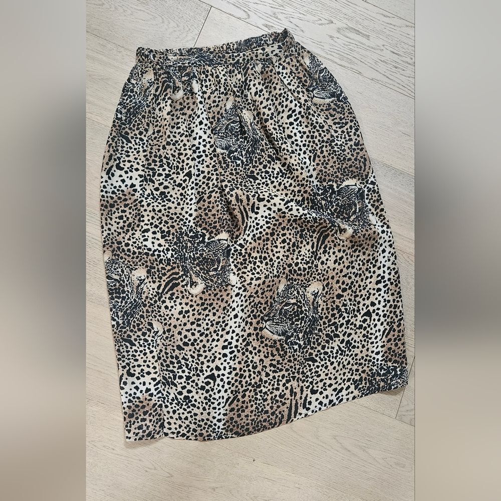 Leopard Print Women's Skirt